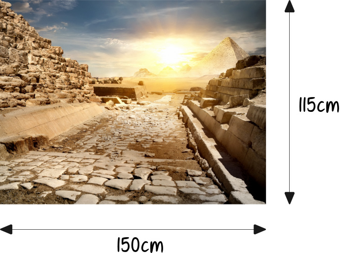 Ägypten Pyramiden Pharao Ruinen Motorhaube Auto-Aufkleber Steinschlag-Schutz-Folie  Airbrush Tuning – Auto-Aufkleber
