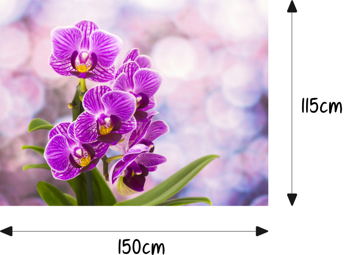 Orchidee Schmetterling Motorhaube Auto-Aufkleber Steinschlag